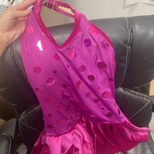 Purple Halter Dance top